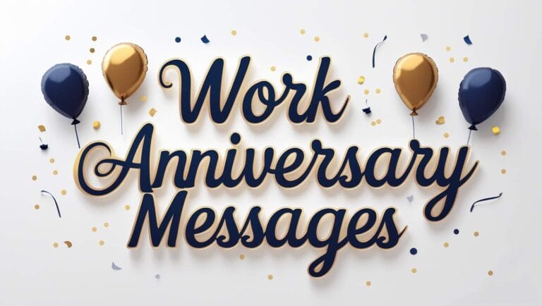 Work Anniversary Messages and wishes